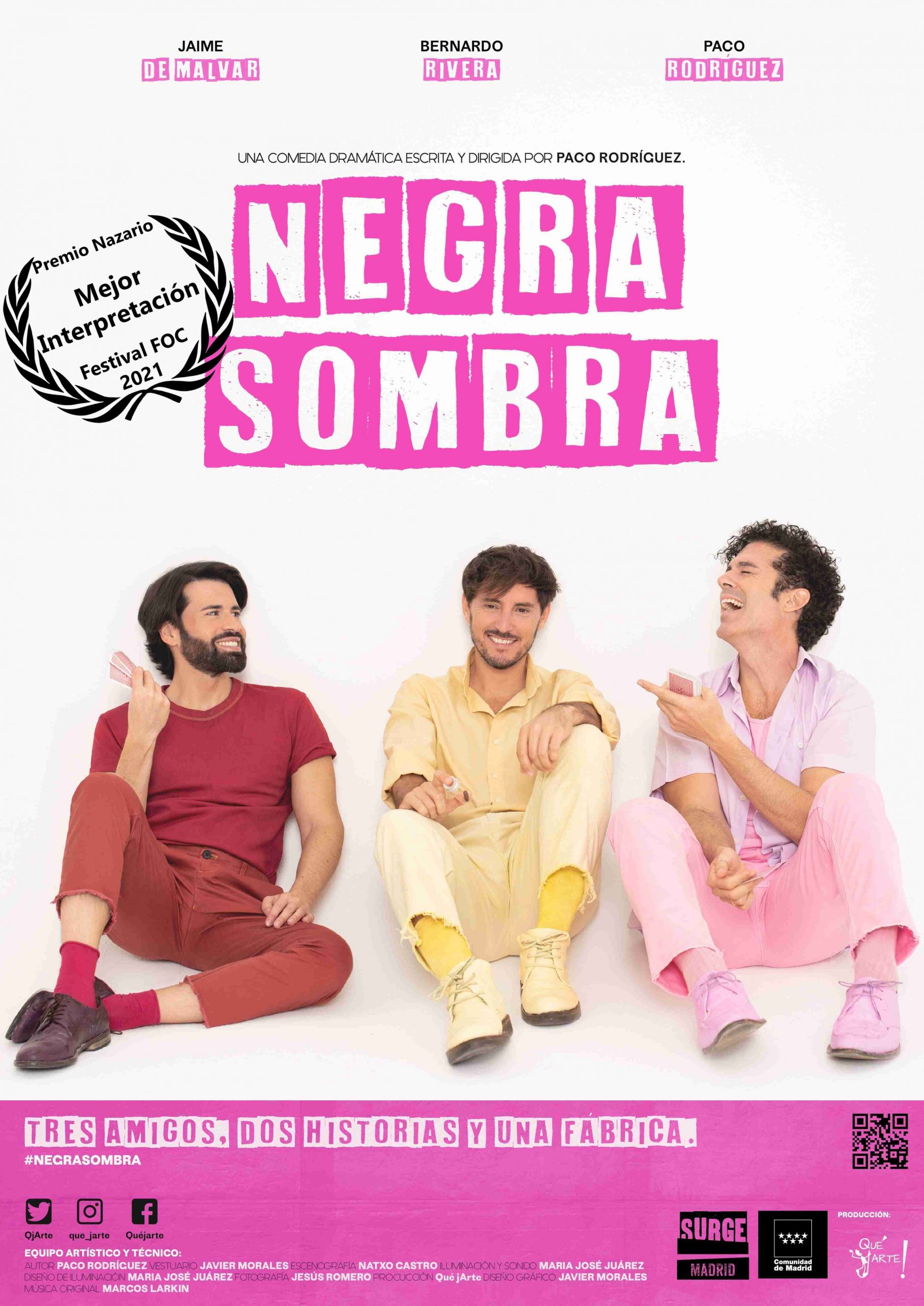 Cartel OBRA TEATRO NEGRA SOMBRA