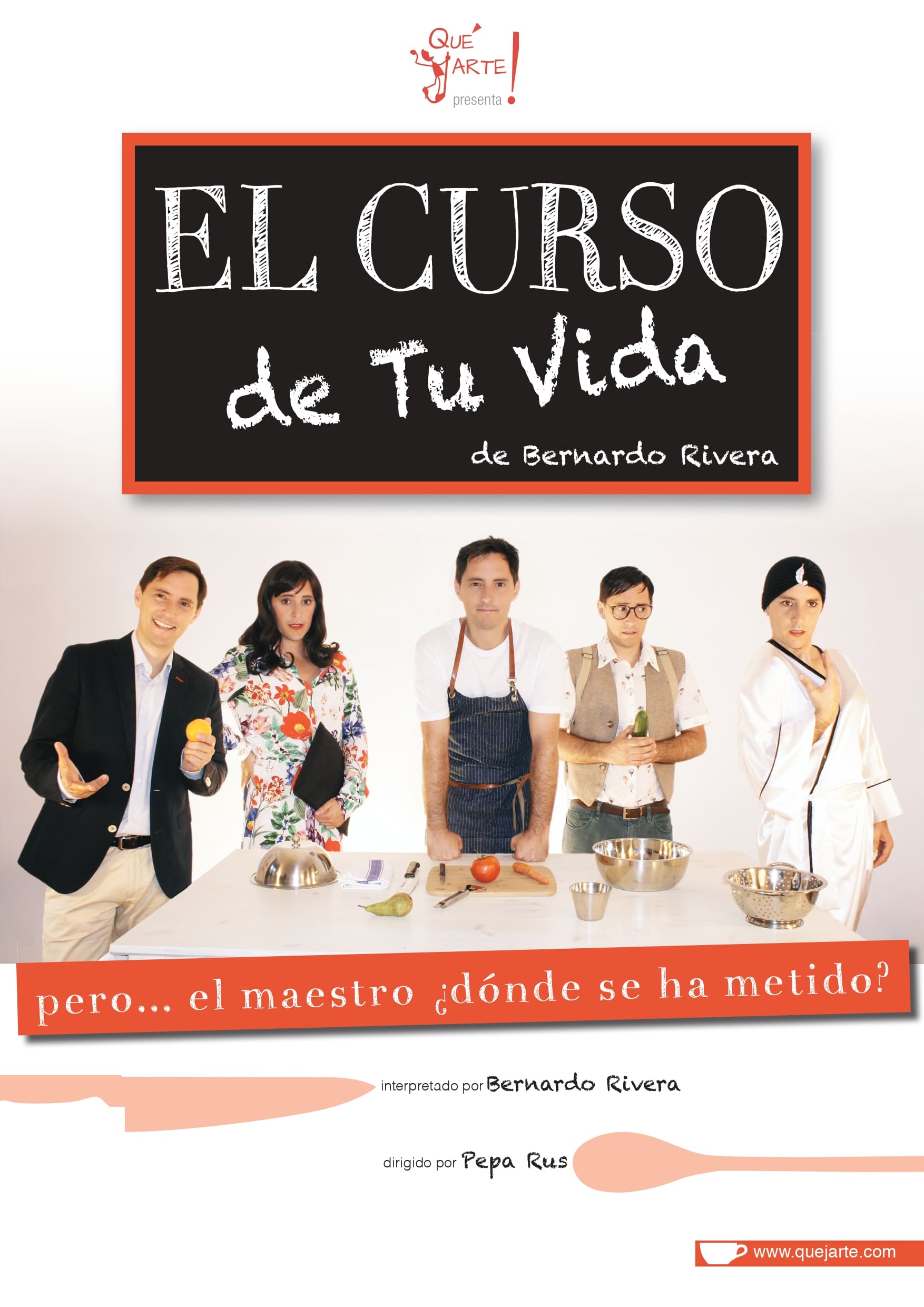 Cartel OBRA TEATRO EL CURSO DE TU VIDA